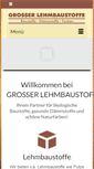 Mobile Screenshot of grosser-lehmbaustoffe.de
